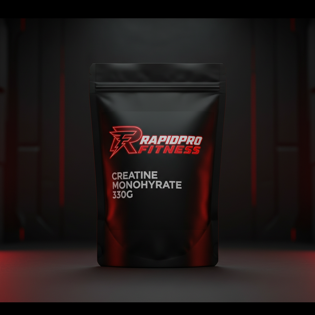 CREATINE MONOHYDRATE 330G supplement packaging