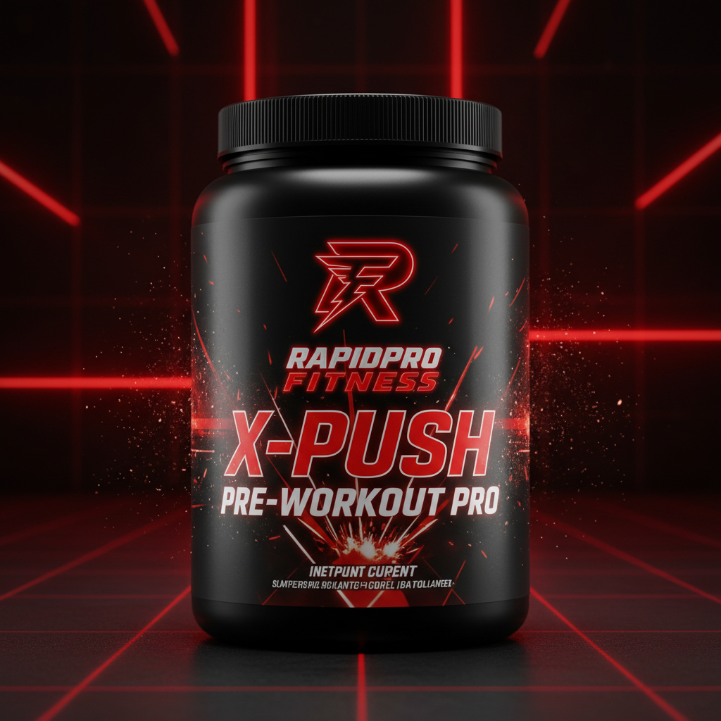 X-PUSH PRE-WORKOUT PRO supplement packaging