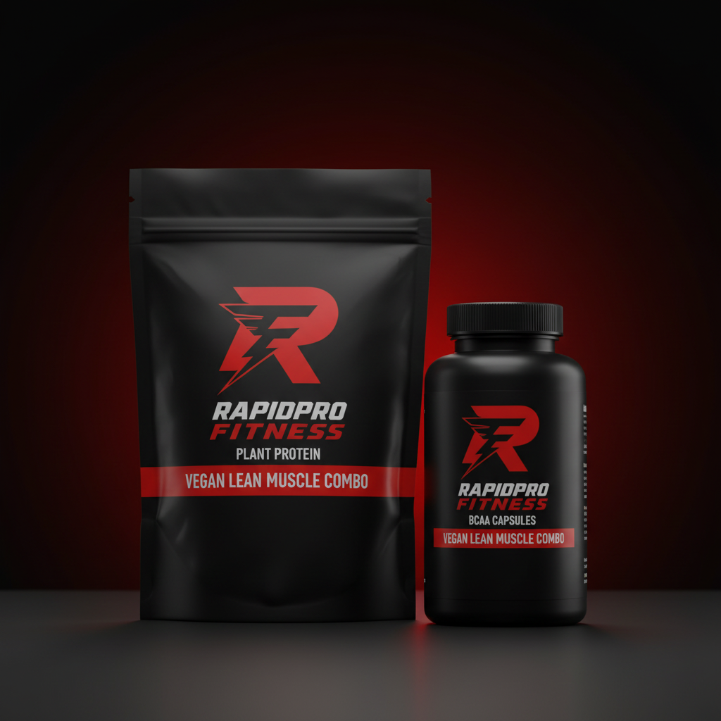 VEGAN LEAN MUSCLE COMBO supplement packaging