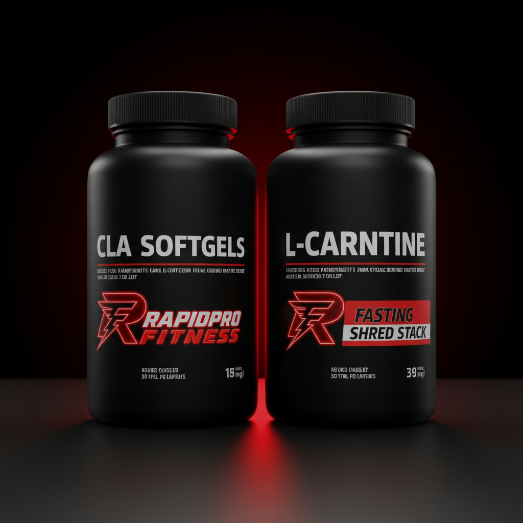 FASTING SHRED STACK supplement packaging